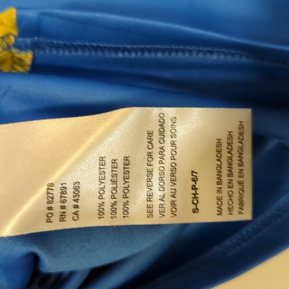 Umbro Athletic Soccer Shirt Blue And Yellow - Picture 4 of 5